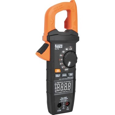 Klein Tools CL710 Digital Clamp Meter Auto Ranging TRMS ACDC VoltCurrent LoZ Continuity Frequency Capacitance NCVT More 1000V