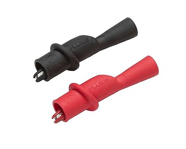 Fluke AC175 Threaded Slideon Alligator Clip Set with Flexible Boots