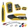 Klein Tools 80085 VDV LAN Cable and Wire Tester Kit for Klein PassThu RJ45 Modular Data Plugs 6Piece