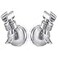 Hviww Adjustable Shower Head Holder Suction Cup Wall Mount Bracket ABS Removable Handheld Wand Holder Silver 2 Pack