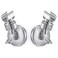 Hviww Adjustable Shower Head Holder Suction Cup Wall Mount Bracket ABS Removable Handheld Wand Holder Silver 2 Pack