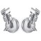 Hviww Adjustable Shower Head Holder Suction Cup Wall Mount Bracket ABS Removable Handheld Wand Holder Silver 2 Pack