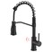 GIMILI Matte Black Touchless Kitchen Sink Faucet with Pull Down Sprayer Motion Sensor Smart Activated HandsFree Single Handle Kitchen Faucet
