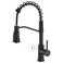 GIMILI Matte Black Touchless Kitchen Sink Faucet with Pull Down Sprayer Motion Sensor Smart Activated HandsFree Single Handle Kitchen Faucet