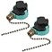 Bsentster 2PCS Ceiling Fans 3 Speed 4 Wire Pull Chain Switch Compatible with Hunter Hampton Bay Harbor Breeze Westinghouse Bronze