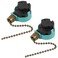 Bsentster 2PCS Ceiling Fans 3 Speed 4 Wire Pull Chain Switch Compatible with Hunter Hampton Bay Harbor Breeze Westinghouse Bronze