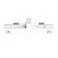 Juno Lighting Group R23WH Miniature Straight Connector White