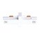 Juno Lighting Group R23WH Miniature Straight Connector White