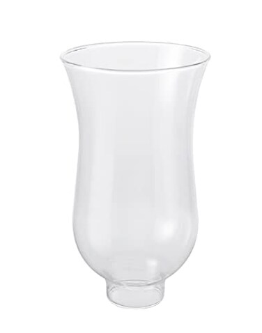 Aspen Creative Clear 2306601 Flare Shaped Transitional Style Replacement Glass Shade 112 Fitter Size 634 high x 334 Diameter