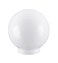 Aspen Creative 2800121 6 White Acrylic Replacement Lamp Post Globe with 314 Threaded Neck