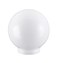 Aspen Creative 2800121 6 White Acrylic Replacement Lamp Post Globe with 314 Threaded Neck