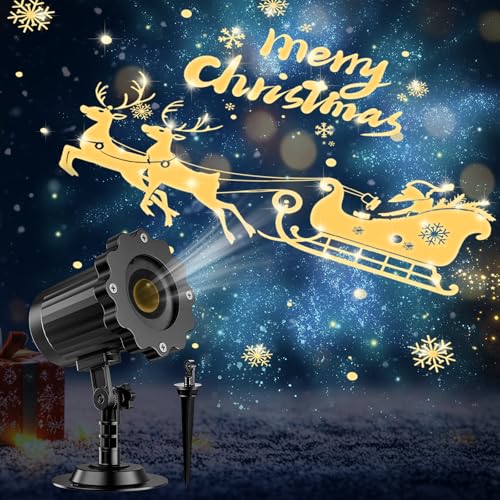 Nagudenfo Nagudenfo 3d Dynamic Christmas Projector Lights