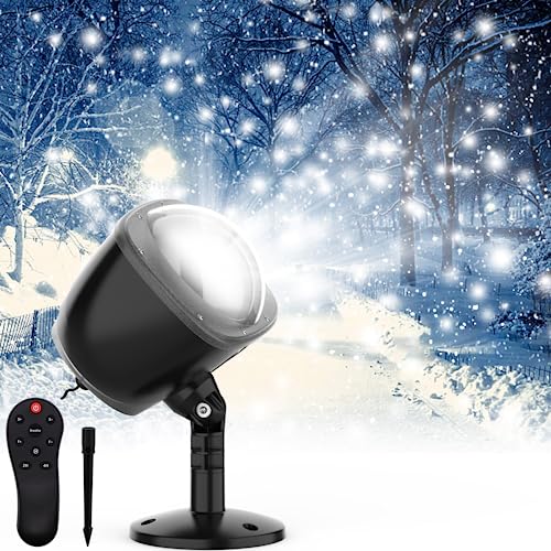 Somktn Somktn Christmas Snowfall Projector Lights Outdoor