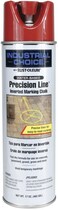 Rust-Oleum RustOleum 205235 MC1800 System Precision Line Inverted Marking Chalk 17Ounce Red