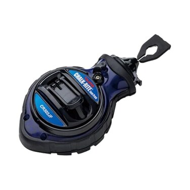 TAJIMA Chalk Line ChalkRite Jam Free Chalk Box with Ultra Thin 05mm Snap Line Five Gear Quick Retrieval CR302JF