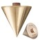WEDO NonSparking Plumb BobHanging Wire HammerHigh Precision Vertical Building Measuring ToolBeryllium CopperNonmagneticSize 59 50mmIdeal for Straight Level TestBAMFM Certificate