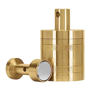 TRUPER PLOM3L Brass Plumb Bobs w Center 124 Oz 352 g