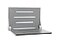 Seachrome SHAF185155PGSSSL Shower Grey Seat with Silver Frame