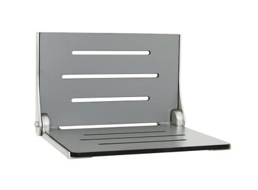 Seachrome SHAF185155PGSSSL Shower Grey Seat with Silver Frame