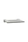 Seachrome 18 inch Silhouette Slimline Folding Wall Mount Shower Bench Seat Light Gray Seat with Silver Frame