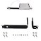 RhymKawa Antenna Distributor Bracket Hardware Kit for Mounting Shuer SLX4 SLXD4 Wireless Microphone Single Receiver on 19 Audio Rack Case for 1 Receiver