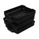 Qqbine Stackable Kitchen Office Desk File Basket Trays Black 6 Packs