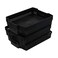 Qqbine Stackable Kitchen Office Desk File Basket Trays Black 6 Packs