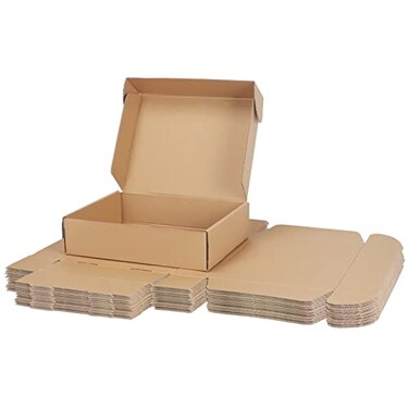 PHAREGE 12x9x3 inch Shipping Boxes Bulk 20 Pack Brown Tab Lock Tuck Top Mailer Boxes for Packaging Small Business Medium Cardboard Gift Boxes for Wrapping Mailing Present