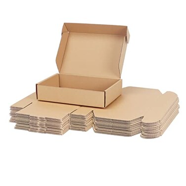 PHAREGE 9x6x2 inch Shipping Boxes Bulk 25 Pack Brown Tab Lock Tuck Top Mailer Boxes for Packaging Small Business Small Cardboard Gift Boxes for Wrapping Mailing Present