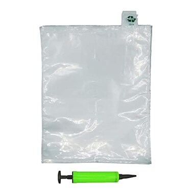Miupoo Packaging Air BagsClear Plastic Inflatable Air Packaging Protector Bag with Free Pump CushionAir Inflatable Cushion Blocking Packaging Bag10x12 Inches50 Pieces