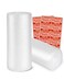 Pacific Mailer 2Pack Bubble Cushioning Wrap Rolls 316 x 17 x 72 ft Total Perforated 12 20 Fragile Stickers for Shipping Packaging Mailing