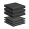 Joewuzun Pick Apart Foam Insert 3 PCS and Foam Pads 3 PCS Pluck Pre Cubed Insert Pre Separated Cube Sheet with Bottom Use for Interlocking Cases Tool Box Board Storage Drawer Pad 12in12in