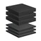 Joewuzun Pick Apart Foam Insert 3 PCS and Foam Pads 3 PCS Pluck Pre Cubed Insert Pre Separated Cube Sheet with Bottom Use for Interlocking Cases Tool Box Board Storage Drawer Pad 12in12in