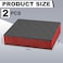 Frienda 2 Pcs Polyethylene Foam Sheet Polyethylene Insert Cuttable Packing Block Foam Padding for Toolbox Storage and Crafts 12 X 10 X 315Red and Black