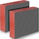 Frienda 2 Pcs Polyethylene Foam Sheet Polyethylene Insert Cuttable Packing Block Foam Padding for Toolbox Storage and Crafts 12 X 10 X 315Red and Black