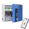 WeHere 16Key Key Lock Box Wall MountSmart Key Cabinet with App Keypad Bluetooth WiFi Unlock Sold Separately Key Organizer for Home Access Log Tracking Key Management System for Small Office