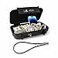 RESETG13 Portable Lock Box with 4Digit CombinationRemovable Chain for Travel Beach Home Office Outdoor Activities Waterproof AntiTheft Security Case Black