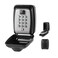 POMYDODU Key Lock Box Wall Mounted Key Storage Box with 12Digit Keyboard Combination Resettable Code Large Capacity Waterproof Security Lock Box for Home Office Outdoor