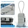 AMIR Portable Safe Box Combination Security Case LockBox with Code Waterproof AntiTheft Mini Travel Safe Box with Removable Chain Security Box for HomeOffice Grey
