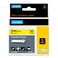DYMO Industrial Labels 1 Flex Nylon Black on Yellow