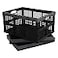 Fiazony 3Pack 32 L Collapsible Crates Plastic Folding Storage Crates