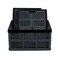 Hommp 4Pack 15 L Plastic Collapsible Storage Crates Stackable Storage Folding Crates