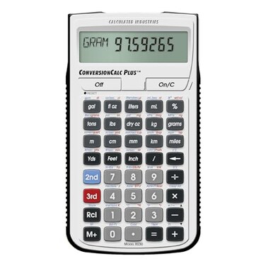 Calculated Industries 8030 ConversionCalc Plus Professional Conversion Calculator Silver