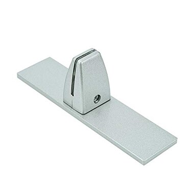Kongwal Sneeze Guard Clamp Bracket TShaped Desk Partition Clamp with Freestanding Base for Plexiglass or Acrylic Panel Desktop Countertop Reception 1 PC Assembled