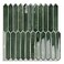 MOONFUN Green Long Hexagon Tile Peel and Stick Backsplash 10 Sheets SelfAdhesive Wall Tiles Stick on Back Splash for Kitchen Bathroom FireplaceRV1212