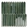 MOONFUN Green Long Hexagon Tile Peel and Stick Backsplash 10 Sheets SelfAdhesive Wall Tiles Stick on Back Splash for Kitchen Bathroom FireplaceRV1212