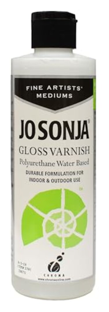 Jo Sonja Polyurethane Varnish Gloss 8oz Bottle