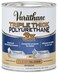 Varathane Triple Thick Polyurethane Clear Wood Finish SelfLeveling Formula Scratch And Stain Resistance Durability In One Coat Gloss Quart