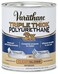 Varathane Triple Thick Polyurethane Clear Wood Finish SelfLeveling Formula Scratch And Stain Resistance Durability In One Coat Gloss Quart