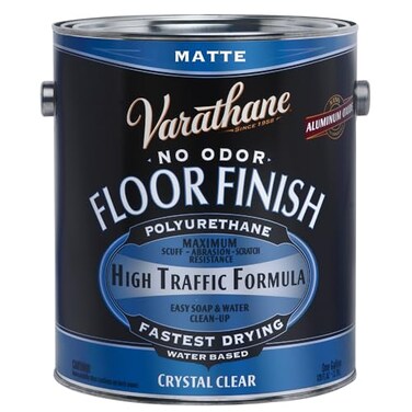 Rust-Oleum RustOleum 286820 Varathane WaterBased Interior Floor Polyurethane Matte 1 Gal